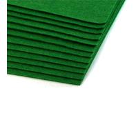 cyclingcolors 2x Feuille Tissu de Feutre Feutrine Loisir Creatif Couture Scrapbooking Art Artisanat Décoration Découpage A4 20x30cm épaisseur 1,5-2mm Polyester 300 g/m² - vert