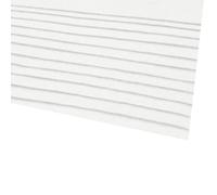 cyclingcolors 2x Feuille Tissu de Feutre Feutrine Loisir Creatif Couture Scrapbooking Art Artisanat Décoration Découpage A4 20x30cm épaisseur 1,1-1,4mm Polyester 166 g/m² - blanc perle