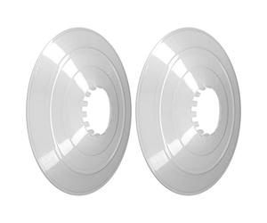 cyclingcolors 2X flasque de Roue arrière vélo 40mm 135mm Protection Projection Graisse Chaine dérailleur Cassette Cycle Ville VTT Route, Transparent