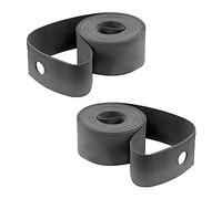 2x fond de jante 26 pouces largeur 18mm caoutchouc jante roue poussette draisienne trottinette pneu boyau chambre à air