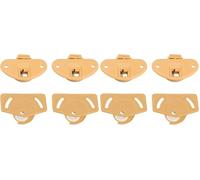 cyclingcolors 2x Garniture complète pour porte coulissante monture et guide en plastique roulette rail fourniture coulisse (Beige) (Lot de 2)