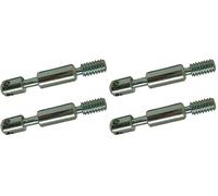 cyclingcolors 2x goujons d'assemblage de lit meuble diamètre 8mm x longueur 50mm 4 trous acier vis filetage direct (Lot de 2)