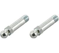 cyclingcolors 2x graisseur long M6x1 angle 180 ° embout graissage pompe à graisse manuelle hydraulique tracteur engin agricole tractopelle