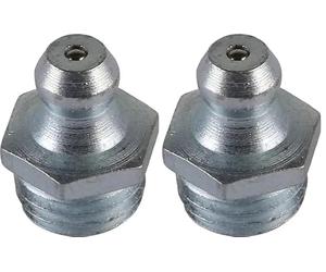 cyclingcolors 2x graisseur M10x1,25 angle 180° embout graissage pompe à graisse manuelle hydraulique tracteur engin agricole tractopelle