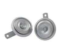 cyclingcolors 2x klaxon avertisseur sonore moto scooter mobylette compatible avec Tonalité élevée + Tonalité basse (91mm 12V)