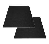 cyclingcolors 2x Patin feutre autocollant grande feuille à découper 300x210mm très épais 5mm antidérapant pied meuble table chaise parquet protection, noir