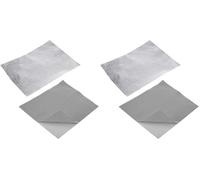 cyclingcolors 2x Plaque isolante adhésive pare-chaleur aluminium fibre de verre protection thermique voiture moto scooter, 200x250mm (Lot de 2)