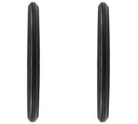 cyclingcolors 2X Pneus 19" 1 3/4 X 19 Avant et arrière Compatible avec Solex 2200 3300 3800 nervuré Noir REINF 21B TT