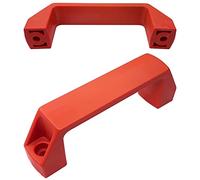 cyclingcolors 2x Poignée armoire industrielle 130mm porte machine outil usine garage fabrication, rouge