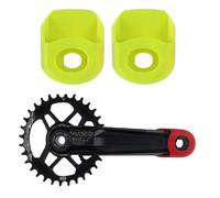 cyclingcolors 2X Protection de manivelle vélo VTT, Cache, Capuchon, Jaune