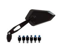 cyclingcolors 2x rétroviseurs universel avec adaptateurs - Pliable moto scooter cyclomoteur