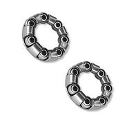 cyclingcolors 2X roulement Cage à Billes moyeu arrière 15mm 25mm 7 Billes 6.35mm Roue vélo Cycle VTT Ville Vintage Route