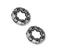 cyclingcolors 2X ROULEMENT Cage A Billes MOYEU Avant 7 Billes 4.76MM Roue Velo VTT Ville Vintage BMX