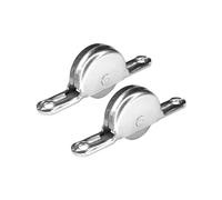 cyclingcolors 2x roulette galet placard coulissant 18mm acier rail porte meuble pliant roulement à billes support guide rouleau