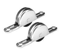 cyclingcolors 2x roulette galet placard coulissant 24mm nylon rail porte meuble pliant roulement support guide rouleau
