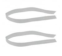 cyclingcolors 2x Sangle d'attache tablier de volet roulant 20 x 450mm réglable ajustable en polyester tissé gris universelle Volet Fenêtre Store Manette