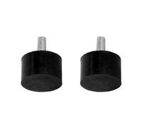 cyclingcolors 2x silent bloc mâle plein M6x15mm 20x15mm anti vibration caoutchouc bâteau voiture amortisseur silencieux