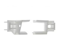 cyclingcolors 2x Tulipe volet roulant modèle Polyréno ZF pour lames de 12 à 15mm PVC blanc Entonnoir Rail de guidage Universel Protection Fenêtre Store Accessoire
