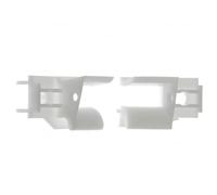 cyclingcolors 2x Tulipe volet roulant modèle Polyréno ZF pour lames de 7 à 9mm PVC blanc Entonnoir Rail de guidage Universel Protection Fenêtre Store Accessoire