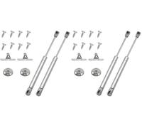 cyclingcolors 2x Vérin à gaz automatique gris Meuble Hydraulique Ressort Amortisseur Porte Bras Charnière, 60N (Lot de 2)