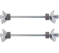 cyclingcolors 2x vis assemblage plan de travail M6 x 65mm étrier relieuse serrage fixation bague plastique ferrure jonction panneaux bois meuble lit goujon connecteur