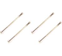 cyclingcolors 2x vis relieuse antivol M4 longueur sécable 60 à 95mm idéal assemblage raccord porte meuble maison, laitonné (Lot de 2)