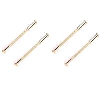 cyclingcolors 2x vis relieuse M4 longueur sécable 35 à 65mm idéal assemblage raccord porte meuble maison, laitonné (Lot de 2)