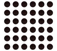 cyclingcolors 36x Cache vis adhésif autocollant diamètre 25mm protection bouchon trou obturateur meuble table chaise maison, Wengé