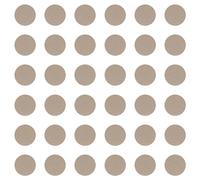 cyclingcolors 36x Cache vis adhésif autocollant diamètre 25mm protection bouchon trou obturateur meuble table chaise maison, Cappuccino
