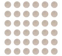 cyclingcolors 36x Cache vis adhésif autocollant diamètre 25mm protection bouchon trou obturateur meuble table chaise maison, Chêne ancona