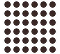 cyclingcolors 36x Cache vis adhésif autocollant diamètre 25mm protection bouchon trou obturateur meuble table chaise maison, Chocolat marron foncé