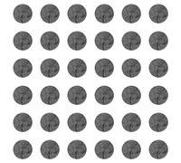 cyclingcolors 36x Cache vis adhésif autocollant diamètre 25mm protection bouchon trou obturateur meuble table chaise maison, Granite foncé