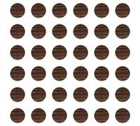 cyclingcolors 36x Cache vis adhésif autocollant diamètre 25mm protection bouchon trou obturateur meuble table chaise maison, Chêne brun