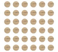 cyclingcolors 36x Cache vis adhésif autocollant diamètre 25mm protection bouchon trou obturateur meuble table chaise maison, Chêne halifax