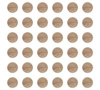 cyclingcolors 36x Cache vis adhésif autocollant diamètre 25mm protection bouchon trou obturateur meuble table chaise maison, Chêne sonoma 2