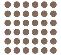 cyclingcolors 36x Cache vis adhésif autocollant diamètre 25mm protection bouchon trou obturateur meuble table chaise maison, Latté