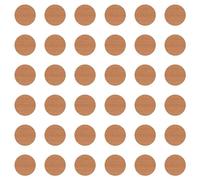 cyclingcolors 36x Cache vis adhésif autocollant diamètre 25mm protection bouchon trou obturateur meuble table chaise maison, Aulne