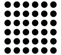 cyclingcolors 36x Cache vis adhésif autocollant diamètre 25mm protection bouchon trou obturateur meuble table chaise maison, Noir