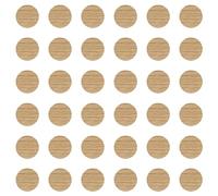 cyclingcolors 36x Cache vis adhésif autocollant diamètre 25mm protection bouchon trou obturateur meuble table chaise maison, Chêne pierre