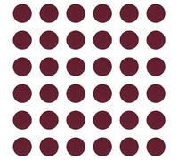 cyclingcolors 36x Cache vis adhésif autocollant diamètre 25mm protection bouchon trou obturateur meuble table chaise maison, Bourgogne