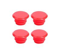 cyclingcolors 4X Bouchon de Guidon vélo Universel 20mm Embout Capuchon Cintre VTT Trottinette, Rouge