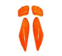 cyclingcolors 4x cabochon clignotant avant arrière orange protection plastique moto scooter mobylette compatible avec mbk booster yamaha bw's