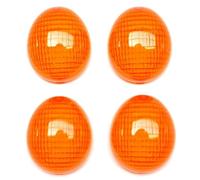 cyclingcolors 4x cabochon clignotant avant arrière orange protection plastique moto scooter mobylette compatible avec peugeot ludix tkr xp6