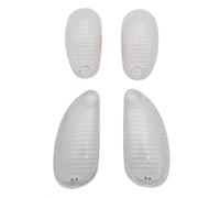 cyclingcolors 4x cabochon clignotant avant arrière protection plastique moto scooter mobylette compatible avec piaggio typhoon nrg ntt