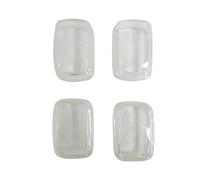 cyclingcolors 4x cabochon clignotant avant arrière protection plastique moto scooter mobylette compatible avec mbk stunt yamaha slider
