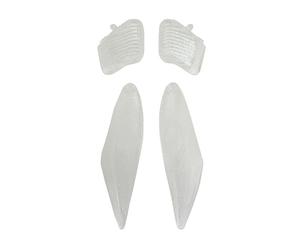 cyclingcolors 4x cabochon clignotant avant arrière protection plastique moto scooter mobylette compatible avec mbk booster yamaha bw's