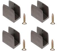 cyclingcolors 4x Clip bloqueur de manivelle volet Roulant marron Support Guide Manette Plastique 15mm - 18mm Universel fenêtre Mur à Visser