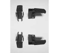 cyclingcolors 4x Clip de pied de meuble plinthe socle en plastique noir pour plinthe 18-19mm Embase Cuisine Salle de bain Fixation Support