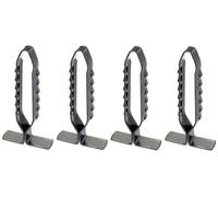 cyclingcolors 4X Clip Flexible Acier cranté, connecteur, Attache, Fixation, Agrafe, Meuble, Bois, sommier, lit