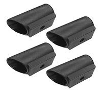cyclingcolors 4x embout de chaise traineau enveloppant coiffant pour tube rond extrémité noir (35mm)